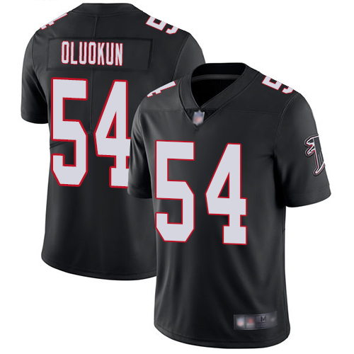 Atlanta Falcons Limited Black Men Foye Oluokun Alternate Jersey NFL Football 54 Vapor Untouchable